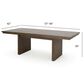 Furniture of America Virex Extendable 7-Piece Dining Table Set in Dark Walnut, , large