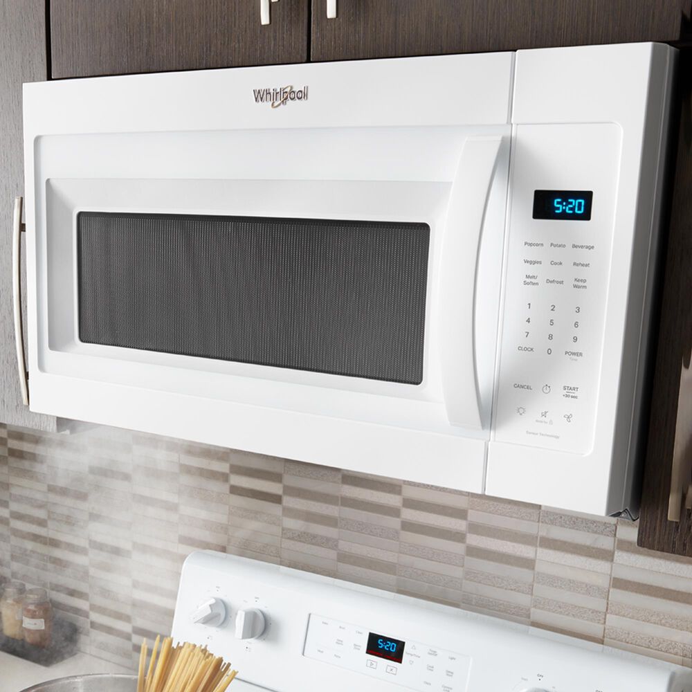 Whirlpool 1.9 Cu. Ft. Over the Range Microwave with Sensor Cooking Technology in White, , large
