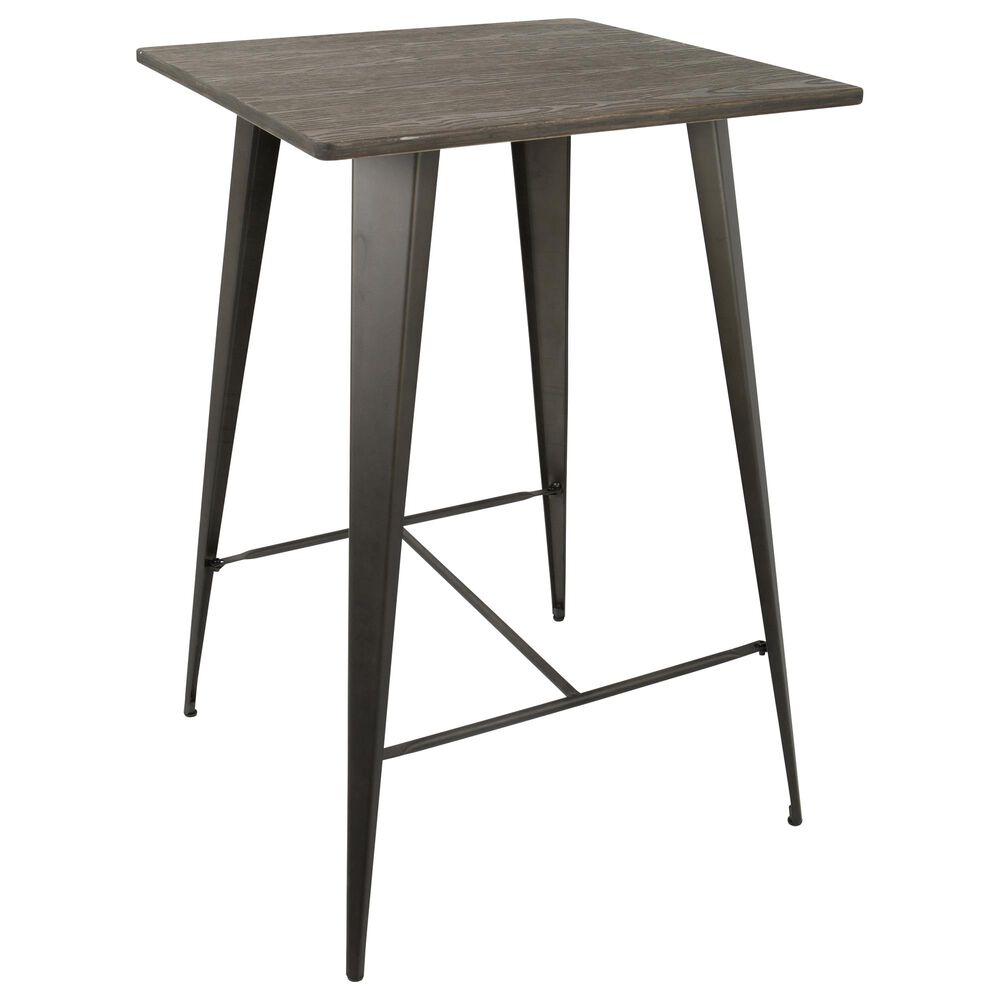 Lumisource Oregon Table in Espresso/Antique, , large
