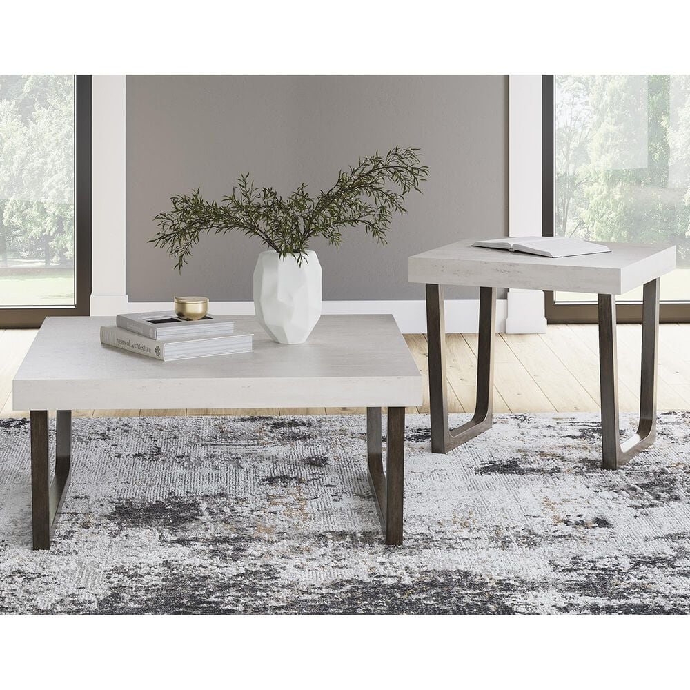 Ashley Westenfort 2-Piece Occasional Table Set in Espresso and Gray, , large
