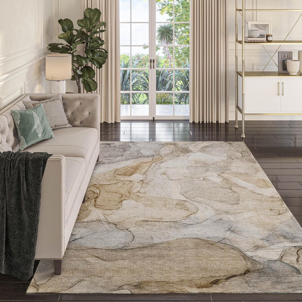 Dalyn Rug Company Odyssey OY8 Brown 5&#39; x 7&#39;6&quot; Area Rug, , large