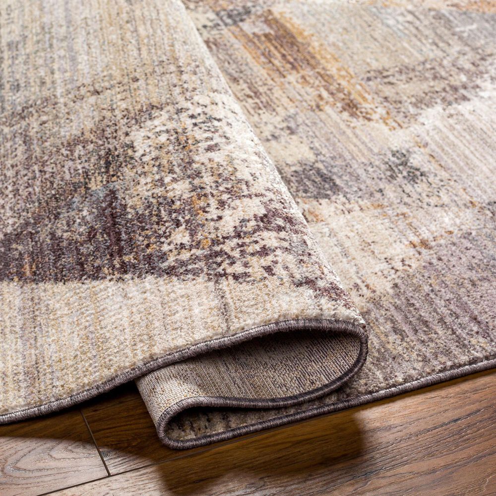 Surya Aida AAD-2308 2&#39;7&quot; x 4&#39;11&quot; Beige, Tan, Gray, Ivory and Medium Gray Area Rug, , large