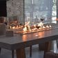 Elementi Fire Sonoma Rectangle Natural Gas Dining Fire Table in Gray and Natural, , large