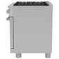 Cafe 6.2 Cu. Ft. Freestanding Natural Gas Range in Stainless Steel and Brushed Stainless, , large