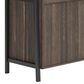Ashley Zendex Bookcase in Dark Brown and Black, , large