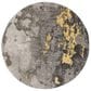 Safavieh Adirondack ADR134H 6" Round Grey and Yellow Area Rug, , large