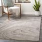 Surya Kavita 8" x 10" Gray, Charcoal, Mustard and Brown Area Rug, , large