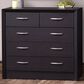 CorLiving Newport 5 Drawer Dresser in Black Oak, , large