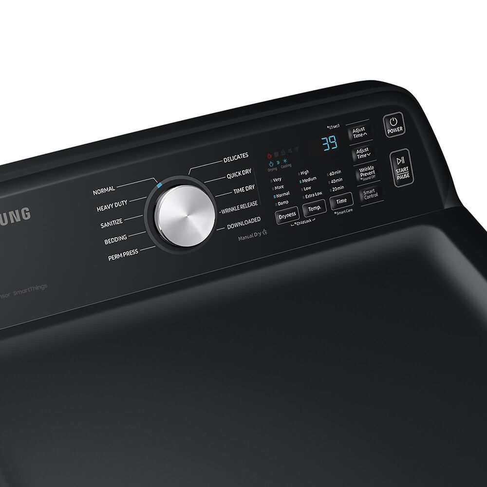 Samsung 7.4 cu. ft. Smart Electric Dryer with Sensor Dry in Brushed Black, , large