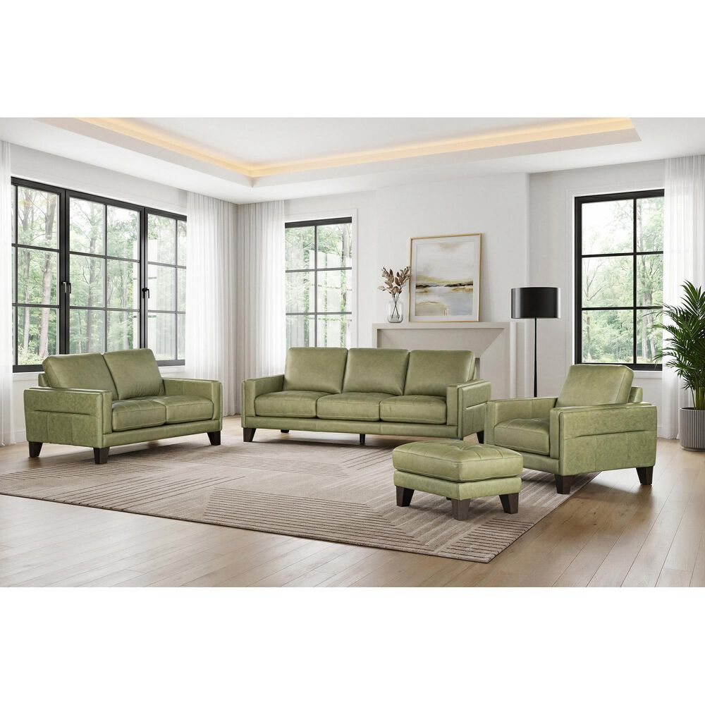 Italiano Furniture Cambria Vaughn Accent Chair in Green Glover, , large