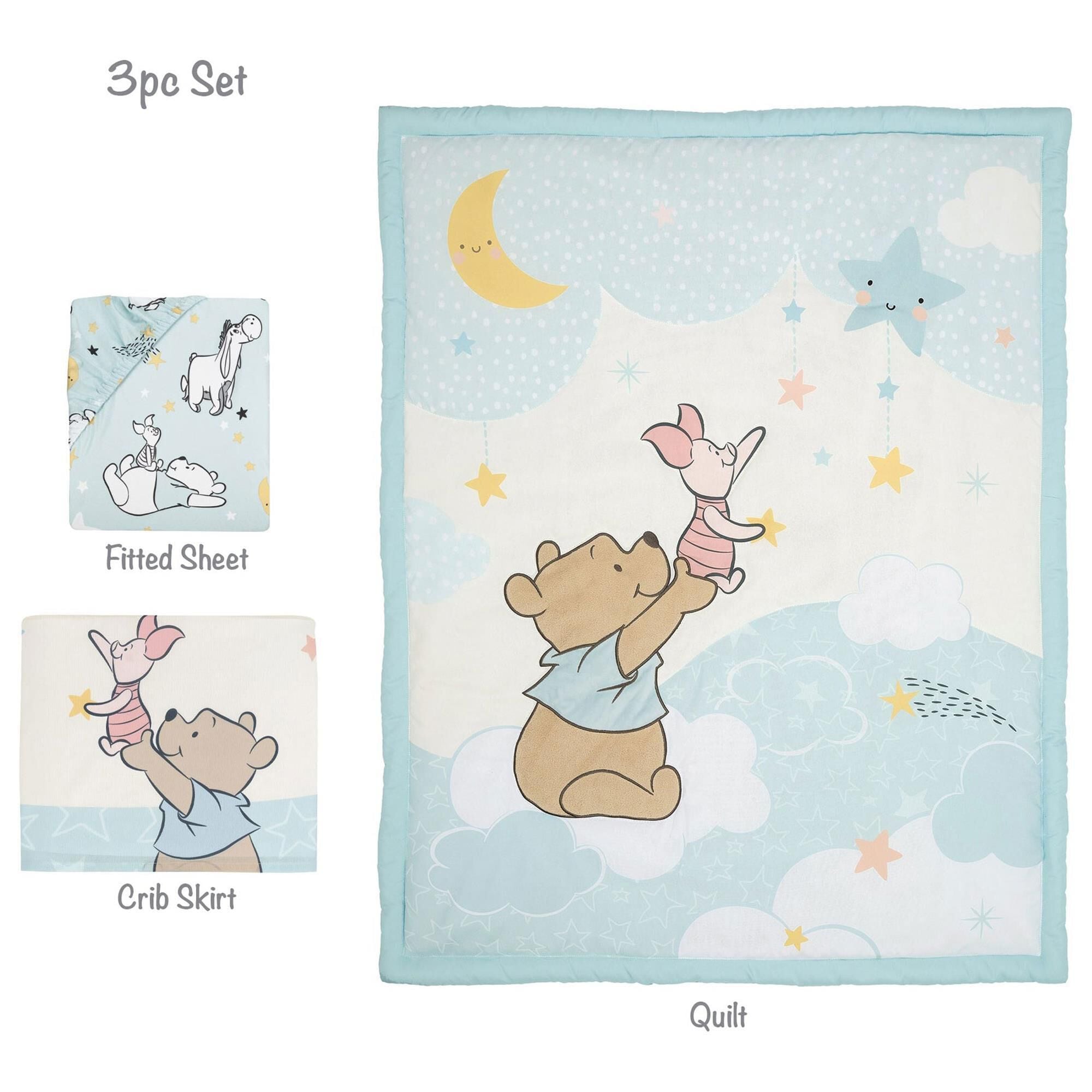 Winnie the pooh starry night bassinet top