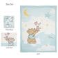 Lambs and Ivy Starlight Pooh 3-Piece Crib Bedding Set in Blue, Brown and Yellow, , large