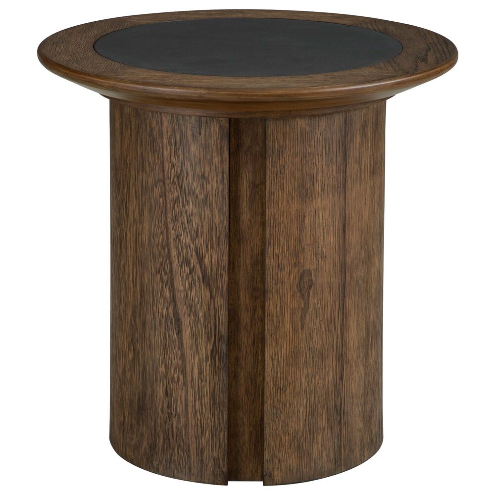 Ashley Dontayne End Table in Warm Brown, , large