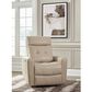 Ashley Pisgham Power Recliner with Adjustable Headrest in Sand, , large