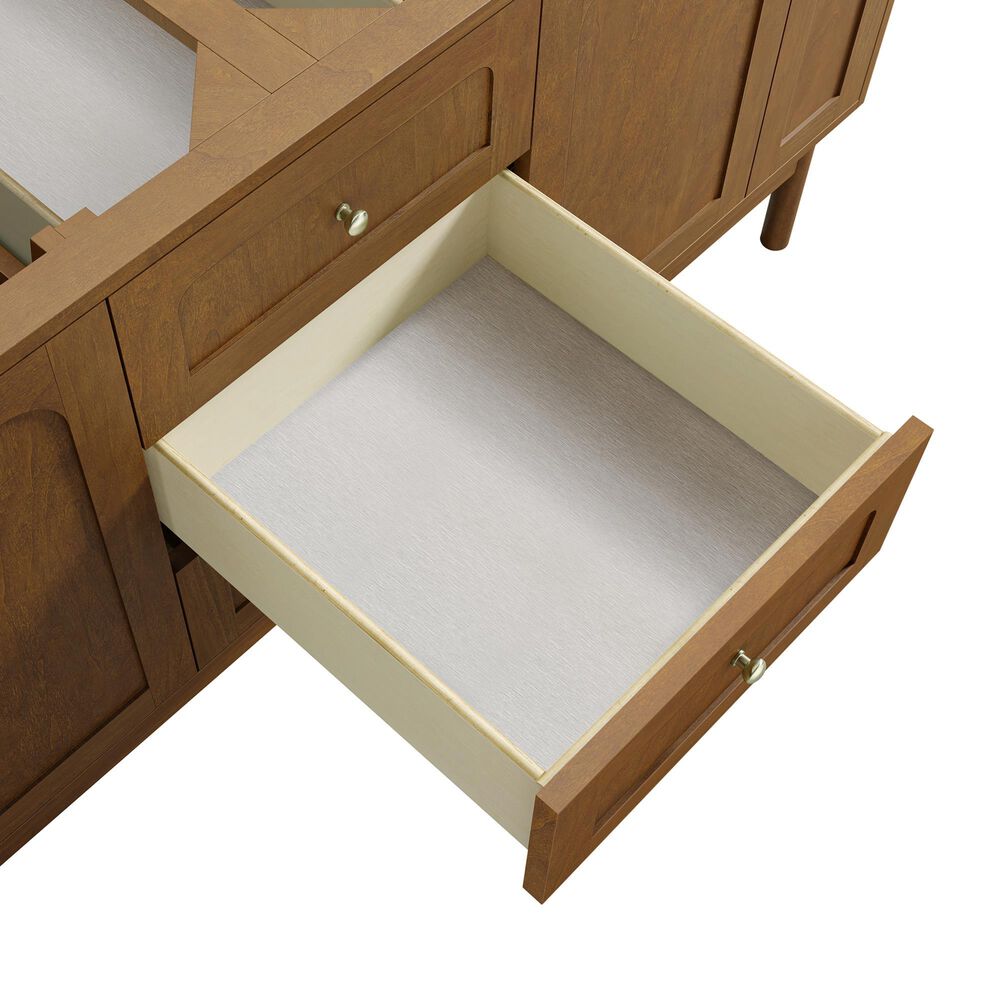 James Martin Laurent 72" Double Bathroom Vanity Cabinet in Honey Oak, , large