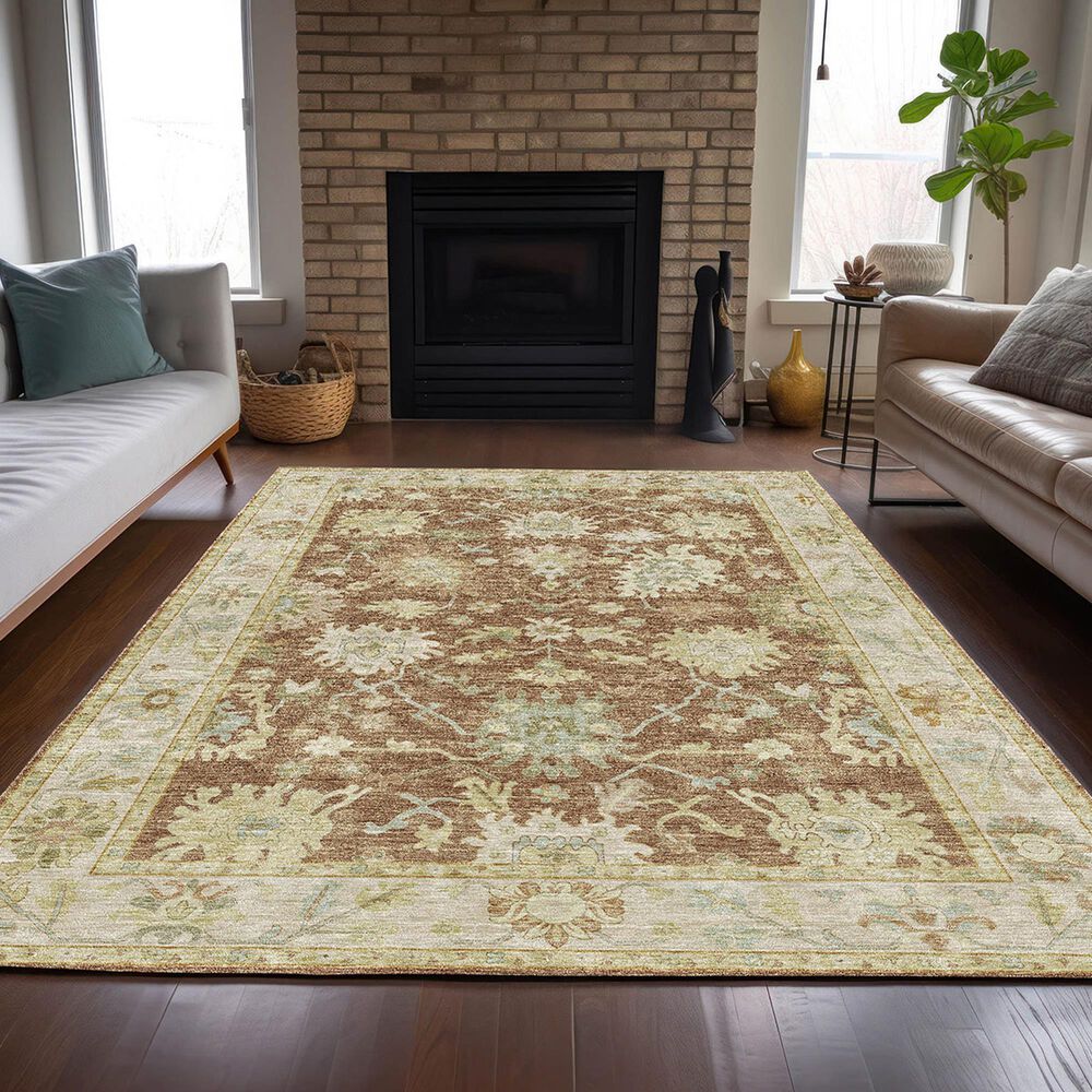 Dalyn Rug Company Hatay HY2 5&#39; x 7&#39;6&quot; Paprika Area Rug, , large