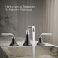 Kohler Tone Widespread Bathroom Sinks in Polished Chrome and Matte Black, , large