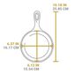 Lodge 6.5" Cast Iron Skillet in Black, , large