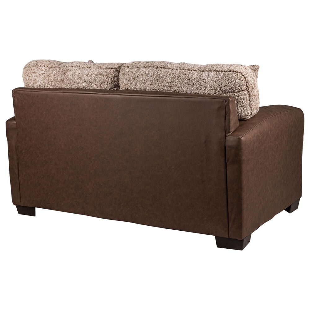 Arapahoe Home Stationary Loveseat in Shearling Fawn, , large