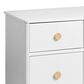 Babyletto Lolly 6 Drawer Double Dresser in White and Natural, , large