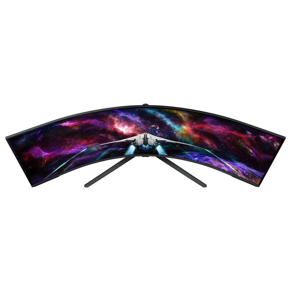 Samsung Odyssey 57" Neo G9 Dual 4K Curved Ultrawide Gaming Monitor in Black, , large