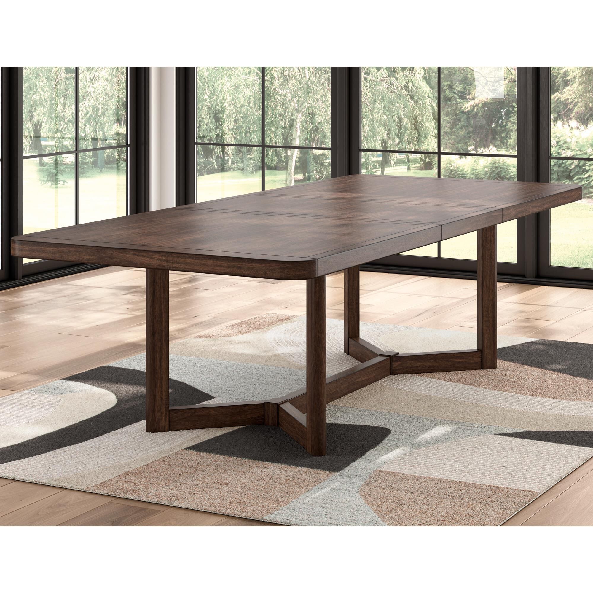 Ashley Dilenno Rectangular Dining Table in Rich Warm Brown - Table