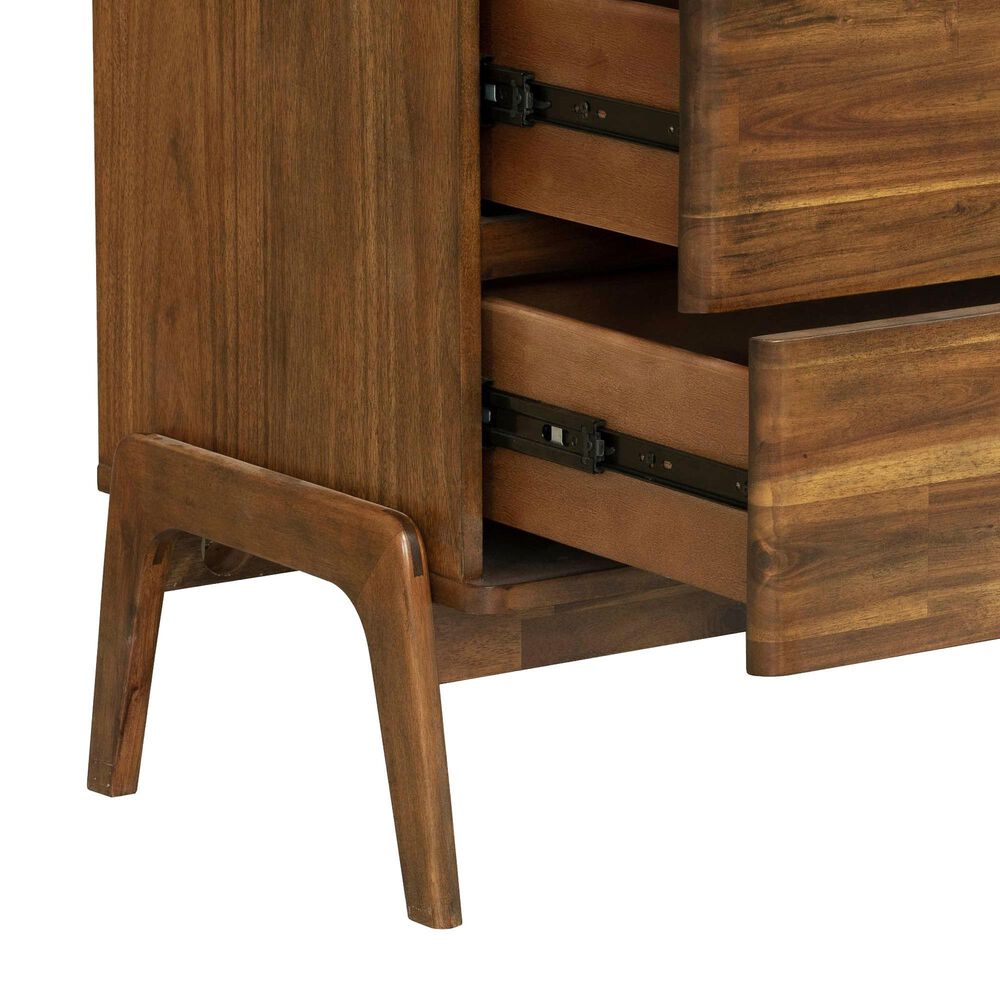 LH Imports Remix 4-Drawer Chest in Estelle Brown, , large