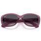 Ray-Ban Jackie Ohh Sunglasses with Grey Lenses in Polished Transparent Violet, , large