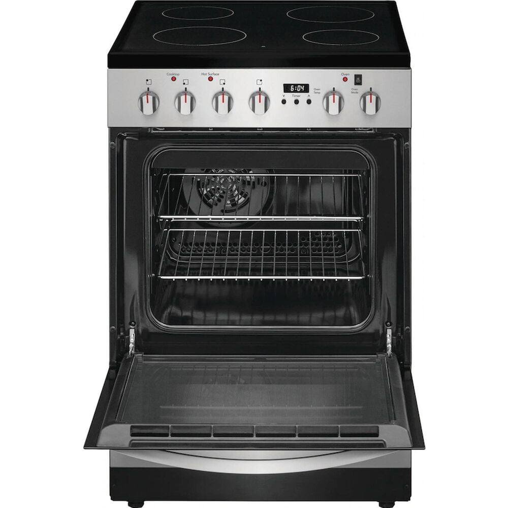 Frigidaire 24 Electric Smooth Top Range in Stainless Steel, , large
