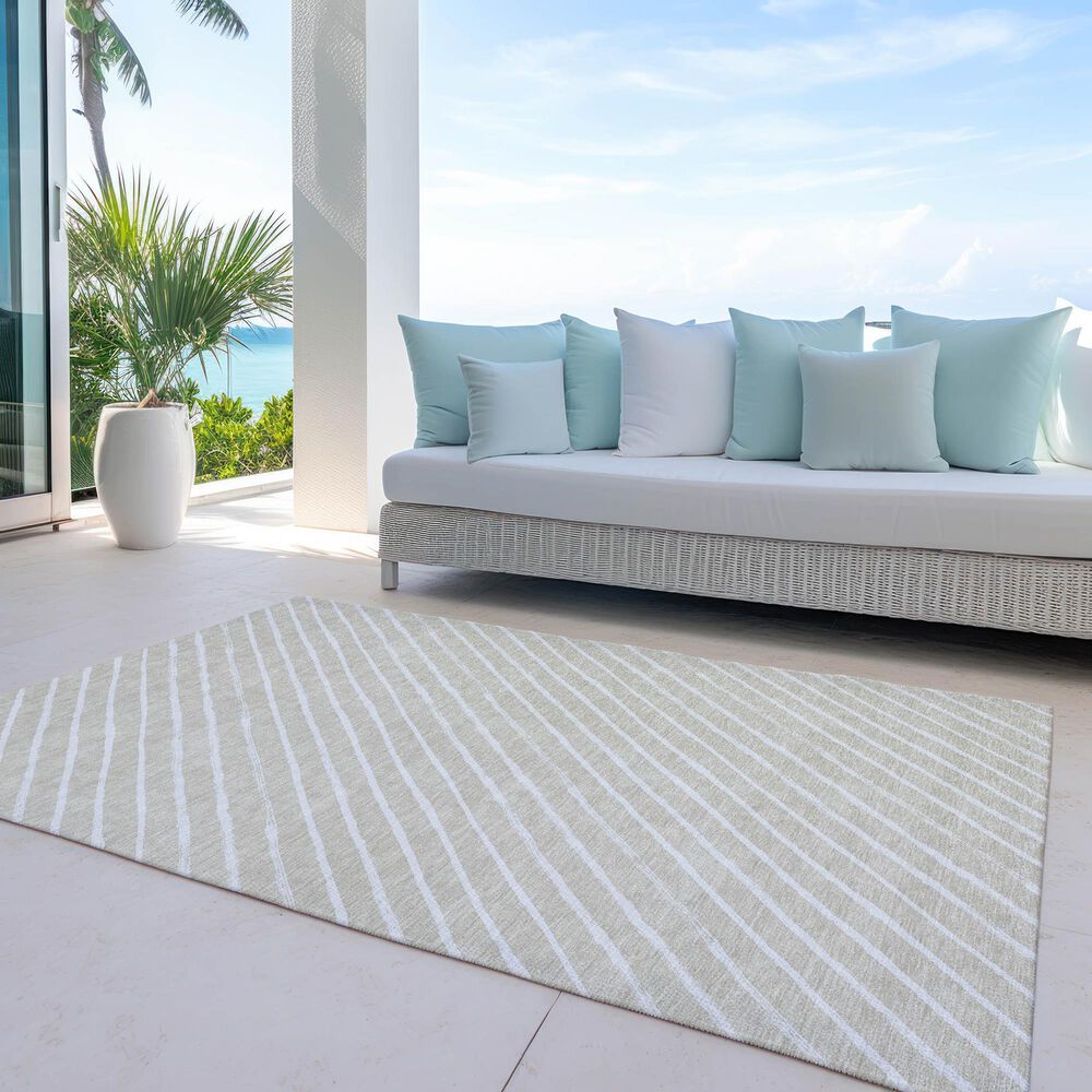 Dalyn Rug Company Wonderland WN27 3&#39; x 5&#39; Beige Indoor/Outdoor Area Rug, , large