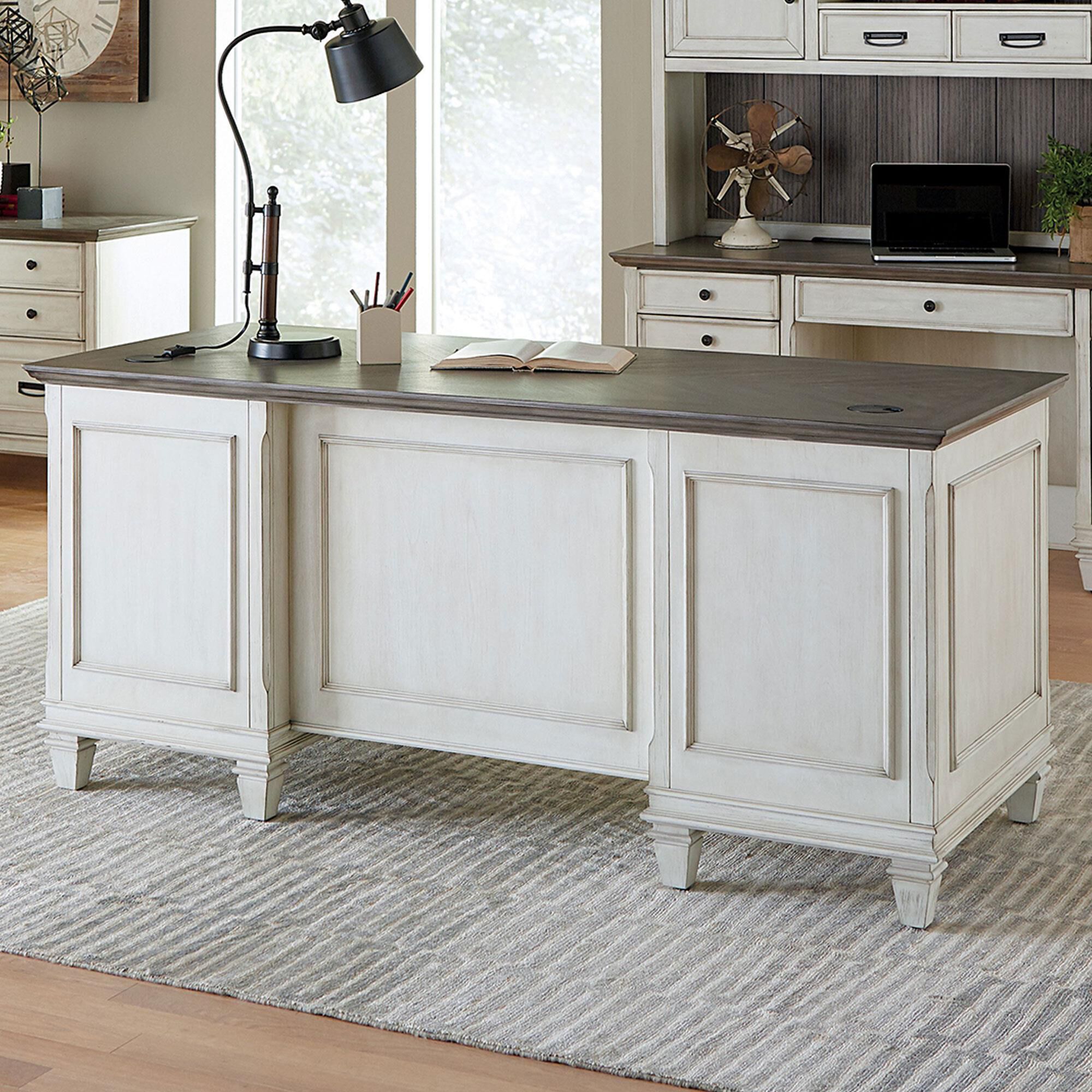 Hartford double deals pedestal desk