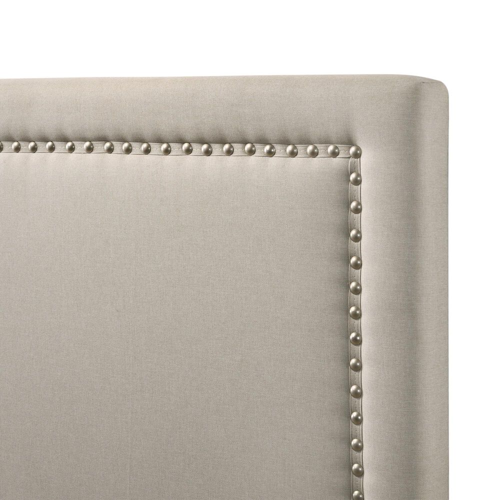 Hawthorne Furniture Zion Upholstered King Panel Bed in Fog, , large