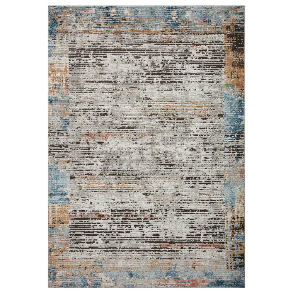 Loloi II Bianca 2"8" x 4" Ash and Multicolor Area Rug, , large