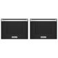 Wolf Appliances 30" Accessory Door Kit in Black (Set of 2), , large
