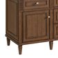 James Martin Vanities Lorelai 60" Double Vanity in Mid-Century Walnut with 3 cm Charcoal Soapstone Quartz Top, , large