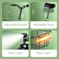 HOMLUX 550W 25-Mile Adults Electric Scooter with Foldable Design in Cyan, , large