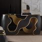 Hooker Furniture Melange Console Table in Black and Gold, , large