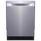 Frigidaire 24" Built-In Pocket Handle Dishwasher with Hybrid Tub in Stainless Steel, , large