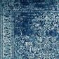 Safavieh Evoke EVK256A 2"2" x 11" Navy and Ivory Runner, , large