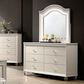 Furniture of America Allie 4-Piece Twin Bedroom Set in Pearl White, , large