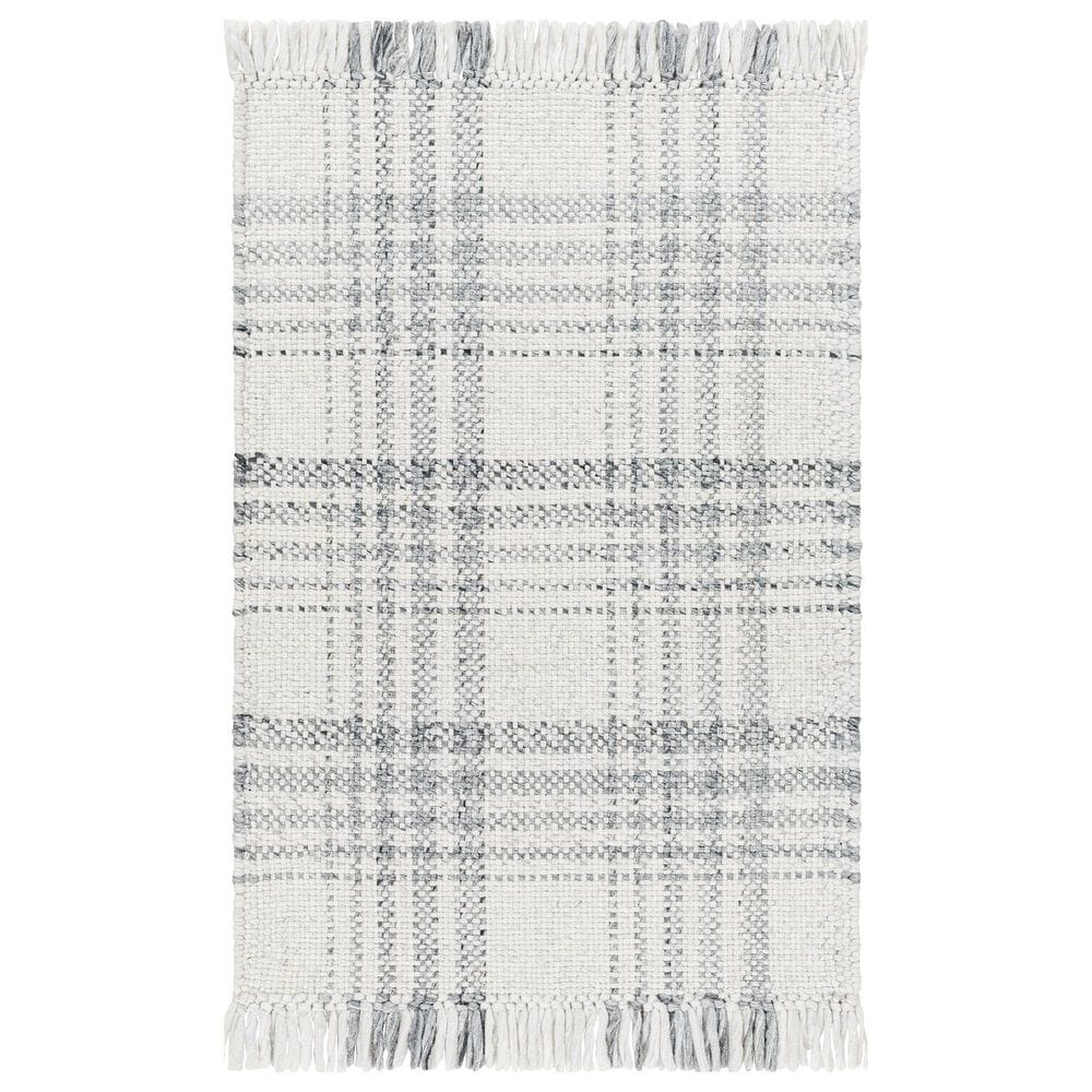 Surya Primrose PRM-2303 8" x 10" Light Grey, Pewter, Grey, Medium Grey, Ivory, and Charcoal Area Rug, , large