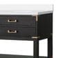 Lexora Home Norwalk 80" Double Bathroom Vanity in Black Oak with White Quartz Top and Rectangular Sinks, , large