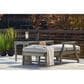 Ashley Visola Chaise Lounge with Cushion in Gray, , large