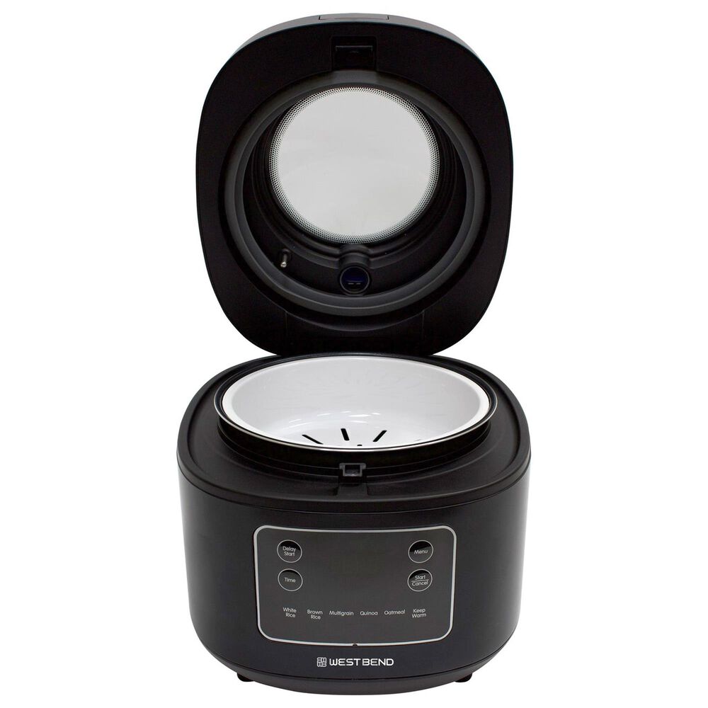 West Bend 12-Cup Multi-Function Rice Cooker in Black, , large