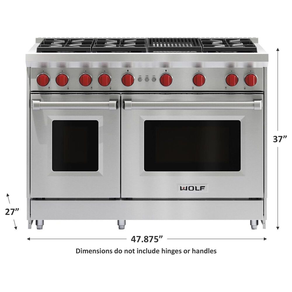 Wolf 48&quot; Freestanding Gas Range, , large