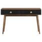 Armen Living Amigo Console Table in Black and Walnut, , large