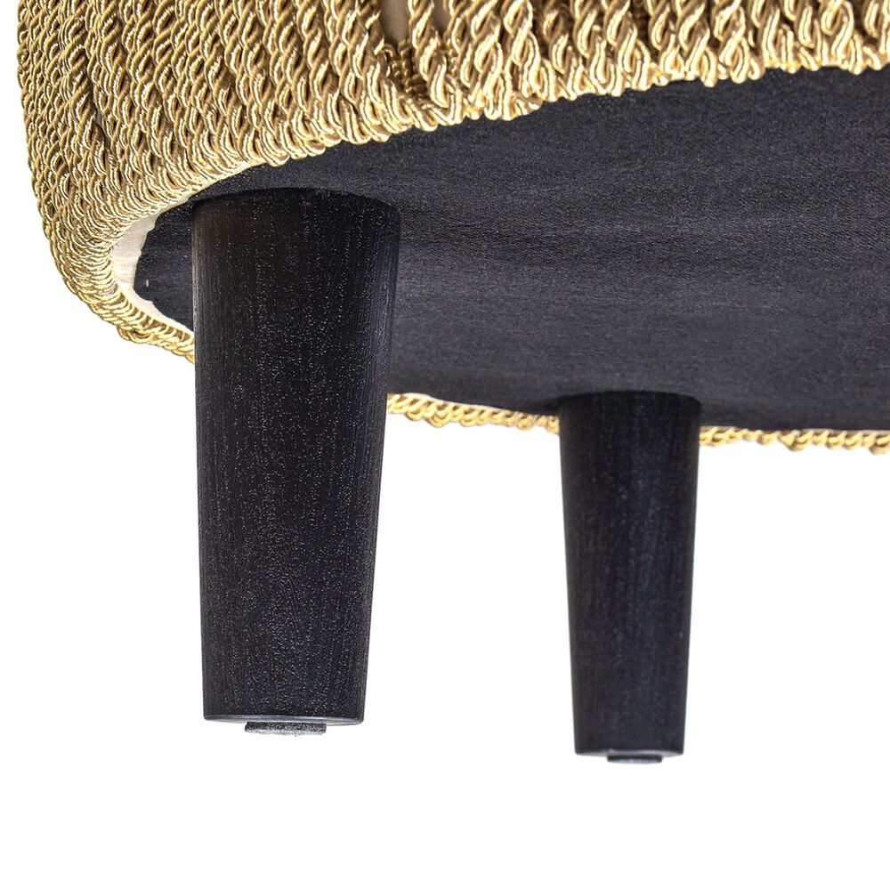 Jennifer Taylor Home Yolanda Standard Ottoman in Fawn Brown and Gold, , large