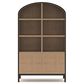 37B Pietro Tall Cabinet in Black Brushed and Natural, , large