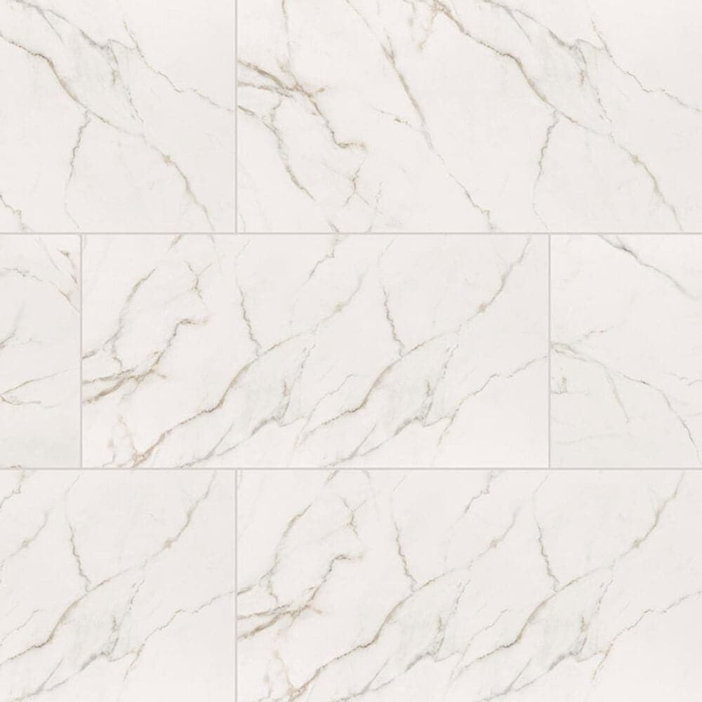 MS International Kaya Calacatta Lucca 12" x 24" Polished Porcelain Tile, , large