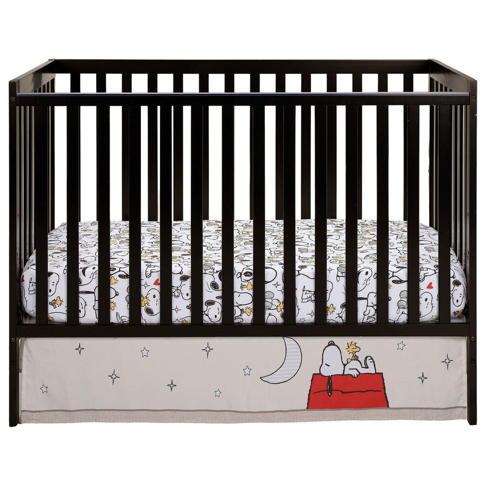 Lambs and Ivy Snoopy Love 3-Piece Crib Bedding Set in White, , large